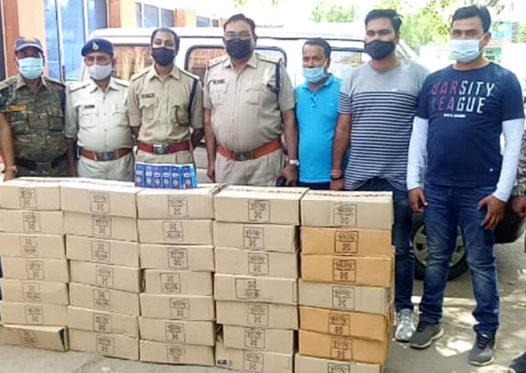 सूरत: 45 लाख की अंग्रेजी शराब जब्त, कंटेनर चालक गिरफ्तार