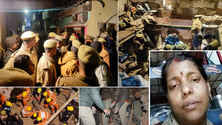 वाराणसी: दशाश्वमेध के जंगमबाड़ी में जर्जर मकान की छत गिरने से महिला की मौत!