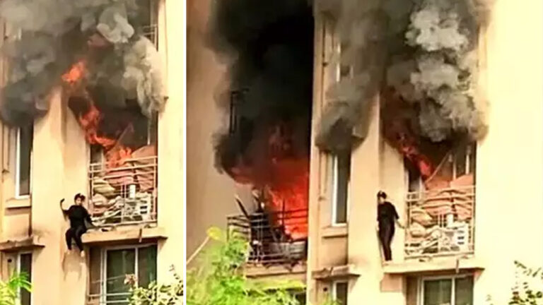 Mumbai Malad Fire 'मरीना एनक्लेव'