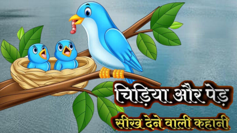चिड़िया और पेड़ की सीख देने वाली हिंदी कहानी