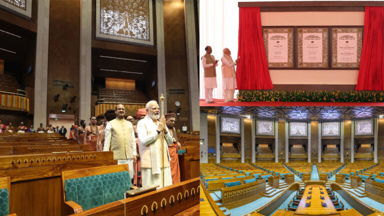 new building of India’s Parliament is inaugurated