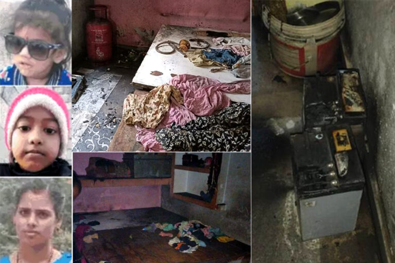 लखनऊ में बैटरी फटने से मां-बेटे समेत 3 की मौत