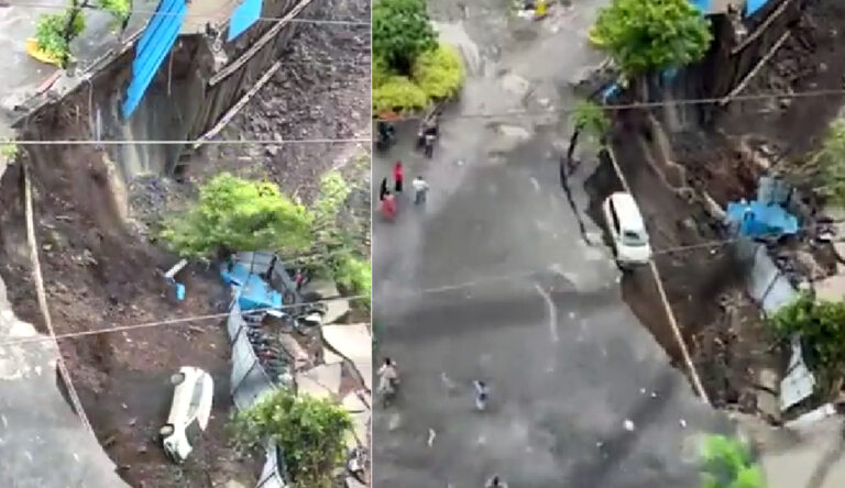 Chembur Landslide Video