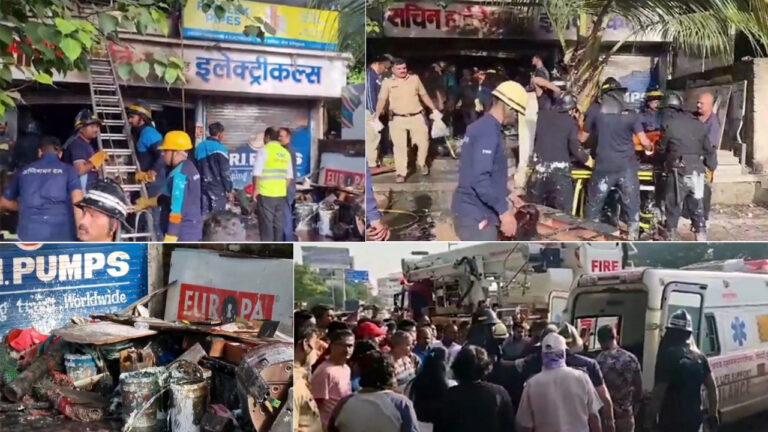 पुणे के पूर्णानगर इलाके में हार्डवेयर की दुकान में आग लगने से एक ही परिवार के चार लोगों की मौत!
