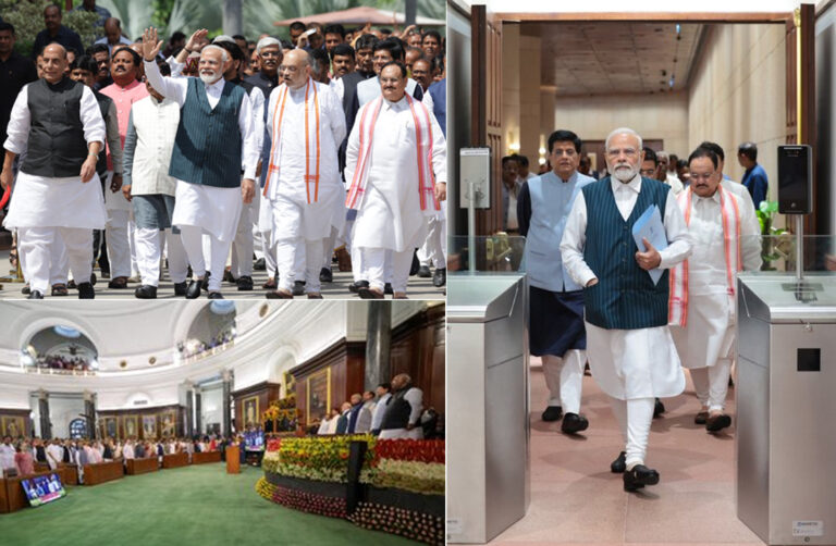 नये संसद भवन में ‘नारी शक्ति वंदन’, पीएम मोदी बोले- ऐसे पवित्र काम के लिए ईश्वर ने मुझे चुना