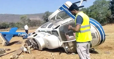 Maharashtra: रायगढ़ में शिवसेना (यूबीटी) नेता को लेने निकला हेलीकॉप्टर क्रैश, पायलट घायल