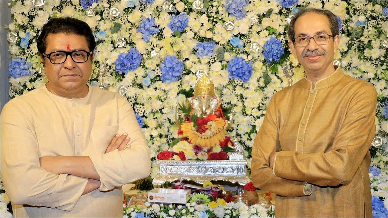 Uddhav Thackeray Visits Raj Thackeray House