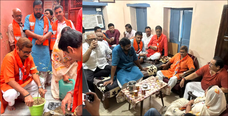 Varanasi: विधायक नीलकंठ तिवारी ने वार्ड प्रवास के दौरान जनसंपर्क कर पूछा जनता का कुशलक्षेम!