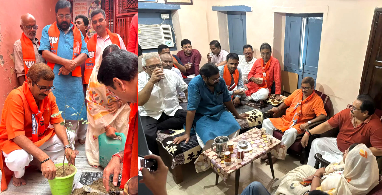 Varanasi: विधायक नीलकंठ तिवारी ने वार्ड प्रवास के दौरान जनसंपर्क कर पूछा जनता का कुशलक्षेम!