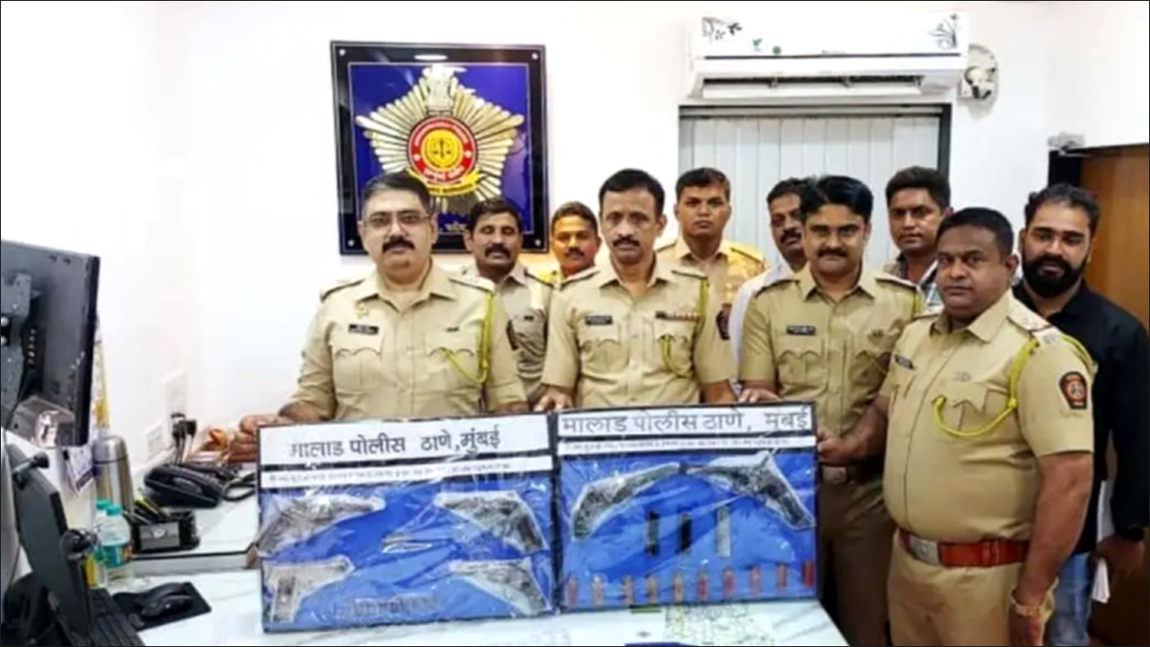 मुंबई पुलिस ने अंतरराज्यीय हथियार तस्कर गिरोह का किया भंडाफोड़; दो गिरफ्तार