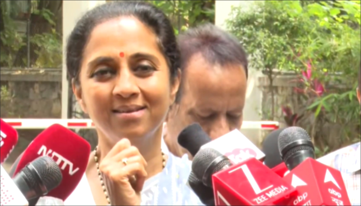 Supriya Sule Media Interaction