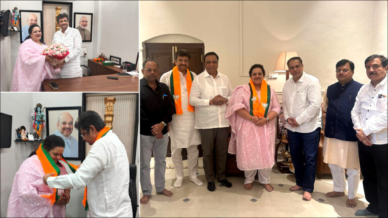 मुंबई में एनसीपी (शरदचंद्र पवार) पार्टी को बड़ा झटका, राखी जाधव ने थामा बीजेपी का दामन!