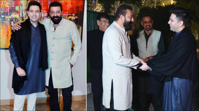 sanjay dutt with ragahv chaddha