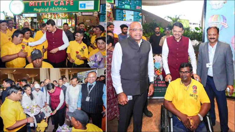 Maharashtra: CM फडणवीस ने नवी मुंबई एयरपोर्ट पर दिव्यांग ‘मिट्टी कैफे’ का दौरा किया, कही ये बात?