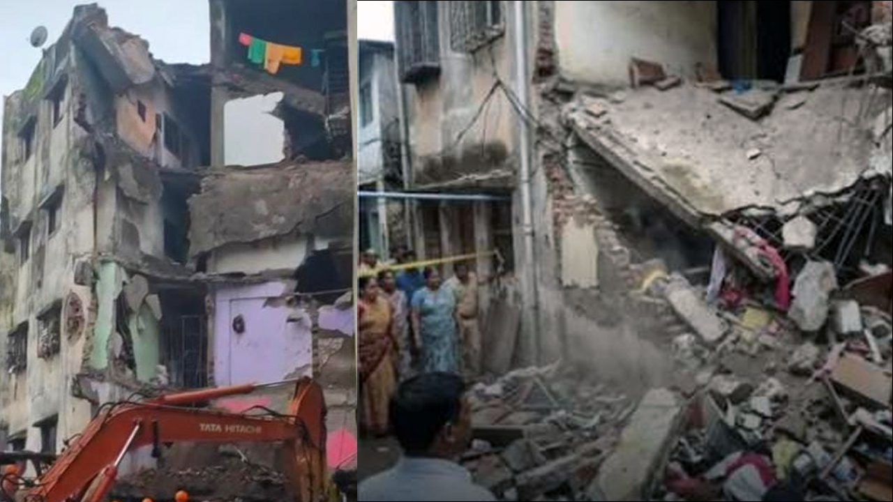 Maharashtra: भिवंडी में बड़ा हादसा; चार मंजिला रिहायशी इमारत अचानक ढही, 9 लोगों की मौत!