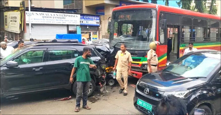 Mumbai: अंधेरी में बस की टक्कर: महिला डॉक्टर समेत कई लोग घायल; मामला दर्ज..