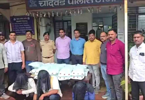 Maharashtra: नासिक में 32 किलो गांजा बरामद; तीन आरोपी गिरफ्तार