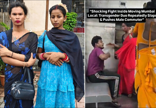 मुंबई लोकल ट्रेन में ट्रांसजेंडरों ने यात्री से की जमकर मारपीट; वायरल वीडियो के बाद GRP ने दोनों को हिरासत में लिया