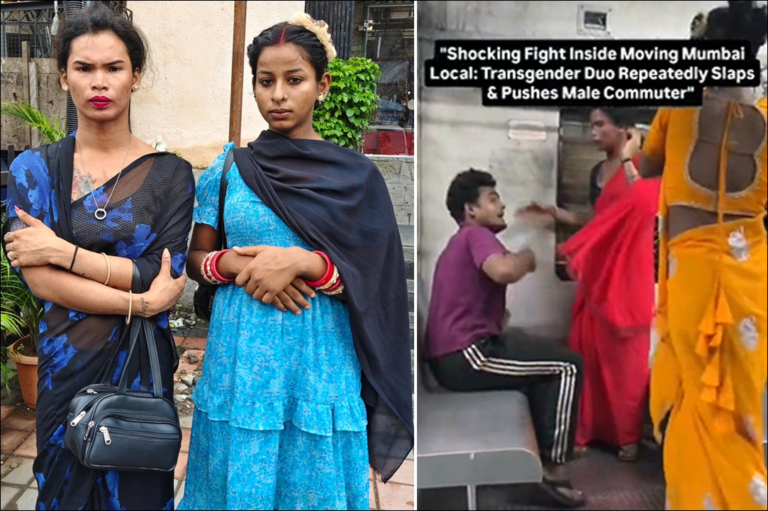 मुंबई लोकल ट्रेन में ट्रांसजेंडरों ने यात्री से की जमकर मारपीट; वायरल वीडियो के बाद GRP ने दोनों को हिरासत में लिया