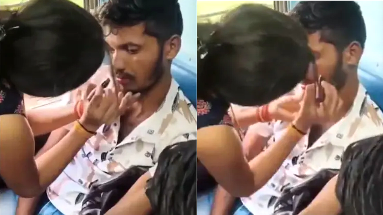 शर्मसार! चूड़ियां पहनाईं और लिपस्टिक लगाई; चलती ट्रेन में छेड़छाड़ करने वाले मनचले को मिला अनोखा सबक!