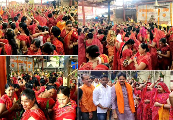 Mumbai: ‘मां विंध्यवासिनी देवी मंदिर’ की ओर से निकाली गई भव्य कलश यात्रा!