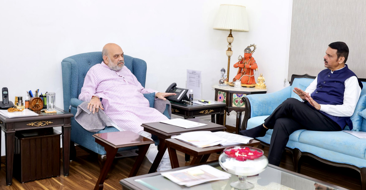 महाराष्ट्र के सूखे पर अमित शाह से मिले CM फडणवीस; NDRF के तहत की अधिक मदद की मांग!
